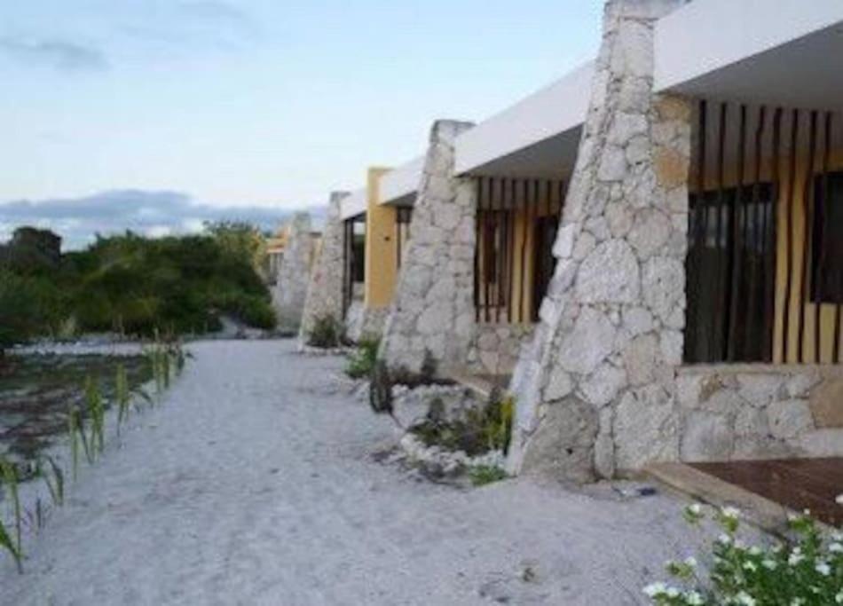 Beachfront Apartment With Swimming Pool. One Bedroom Celestun Exterior foto