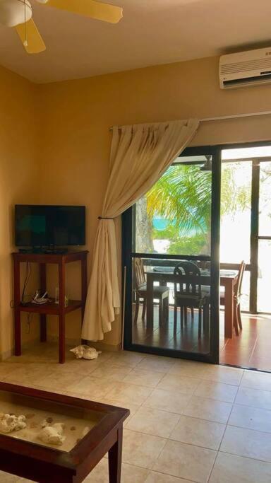 Beachfront Apartment With Swimming Pool. One Bedroom Celestun Exterior foto